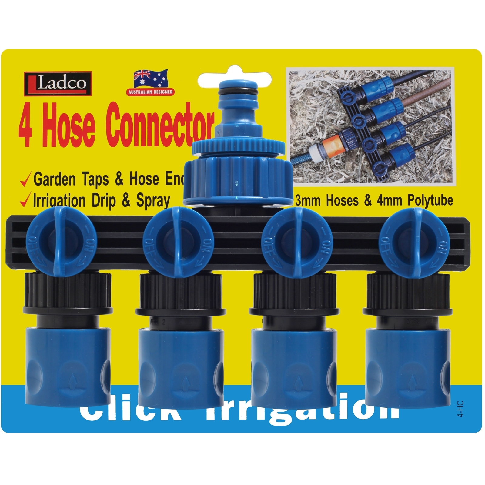 Ladco 4 Outlet Hose Connector Bunnings Australia