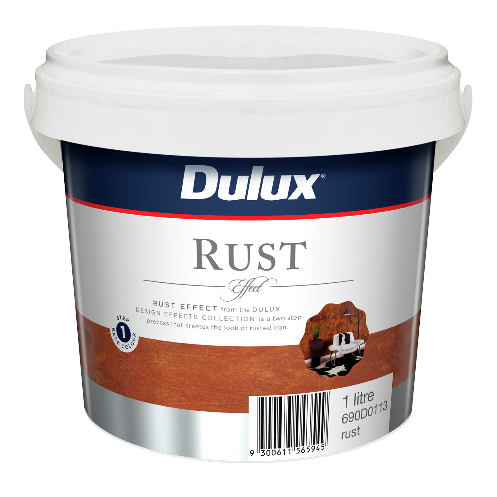 Dulux 1L Design Rust Effect Paint Bunnings Australia