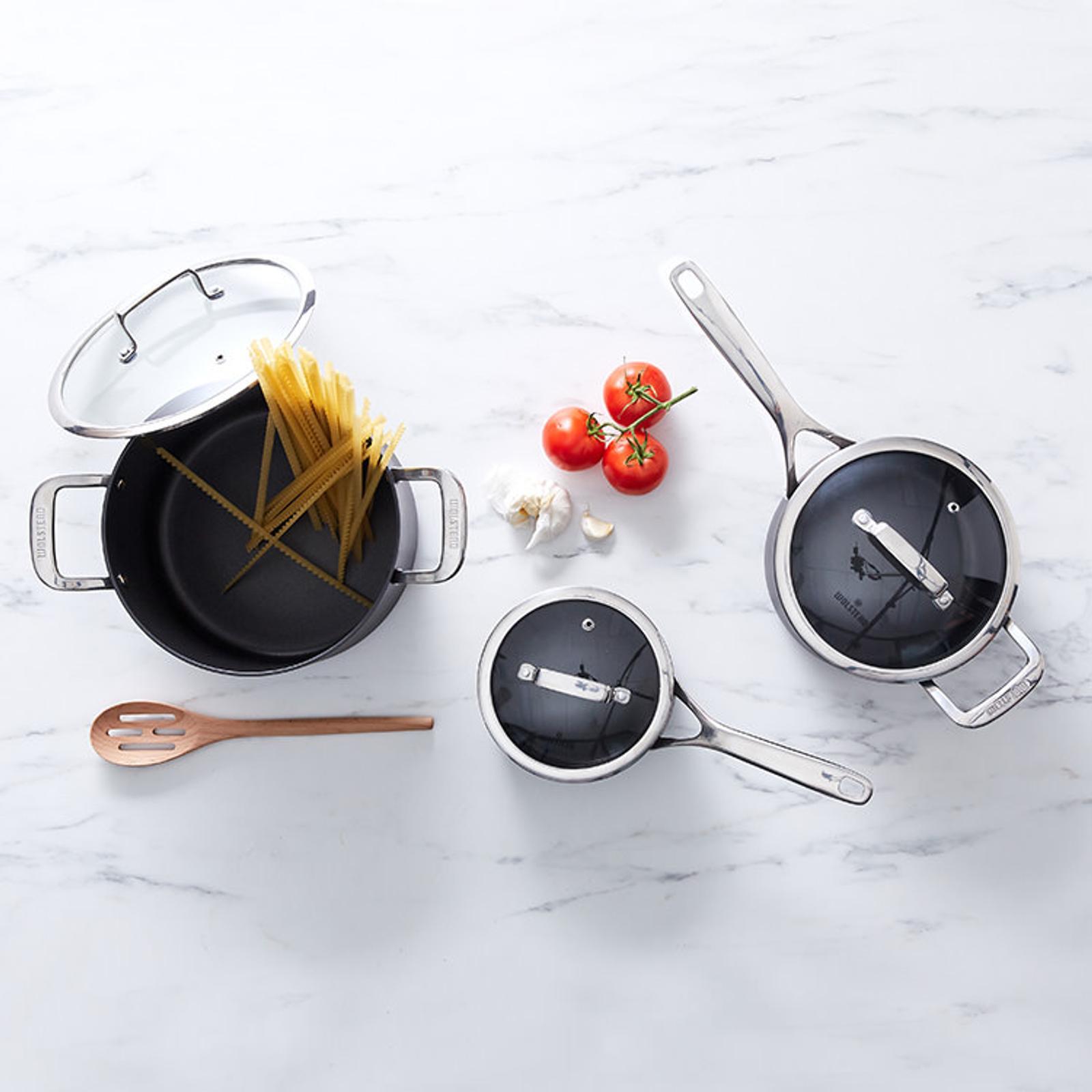 Wolstead Superior+ Chefs Pan with Lid and Two Helper Handles 32cm 6