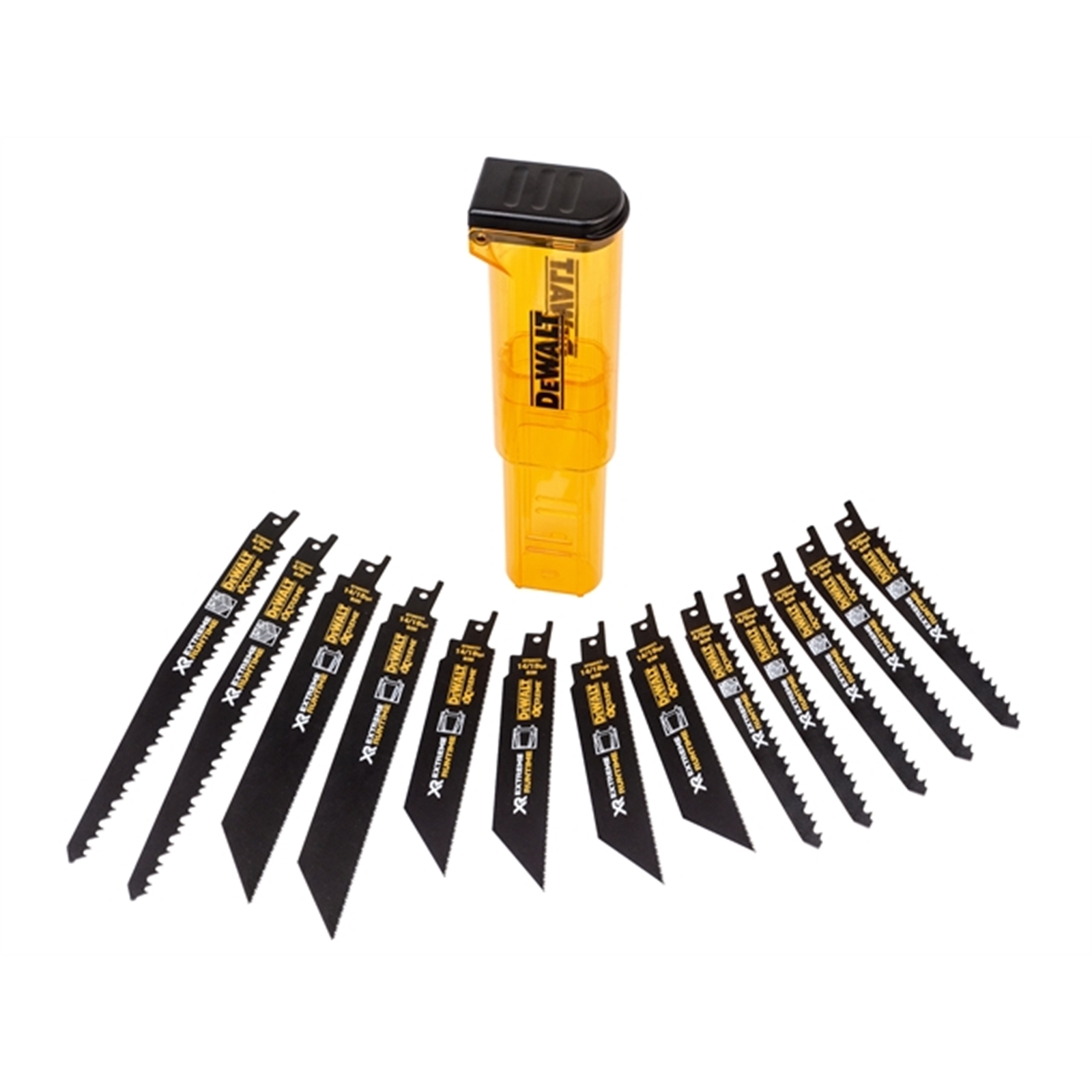 DeWALT 13 Piece Reciprocating Saw Blade Set Bunnings Australia