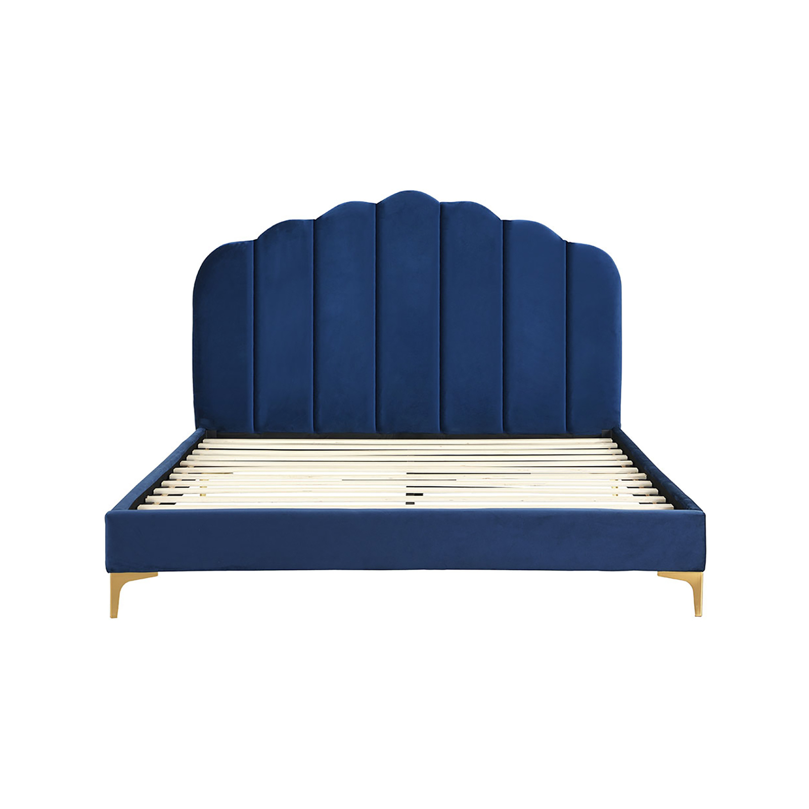 Levede Bed Frame Queen Size Mattress Base Platform Wooden Velevt