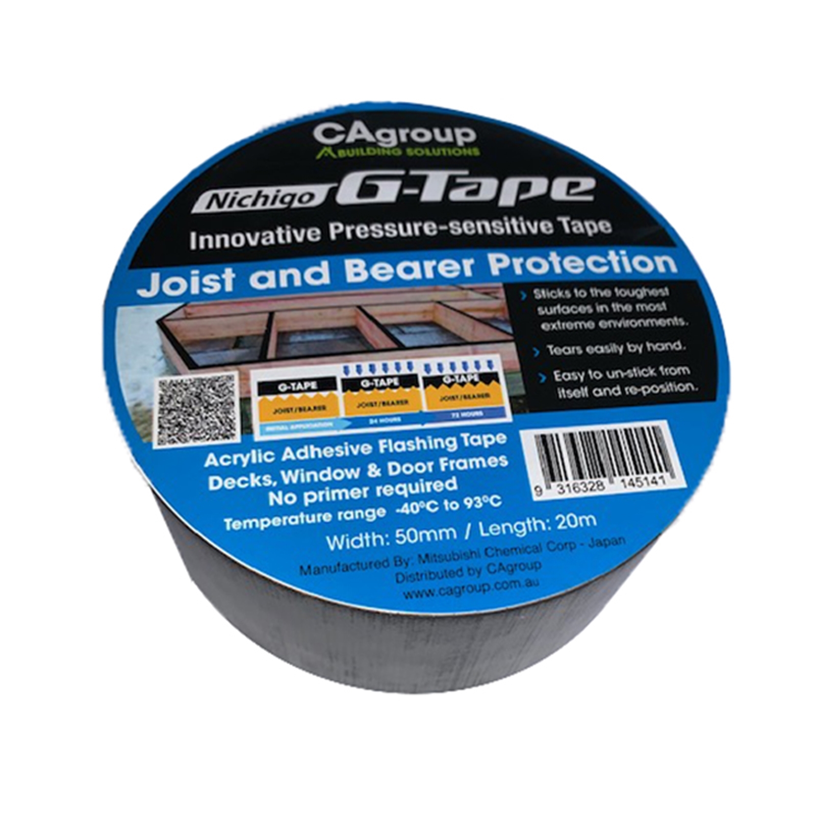 Consolidated Alloys 50mm x 20m Bearer Protector GTape Bunnings Australia