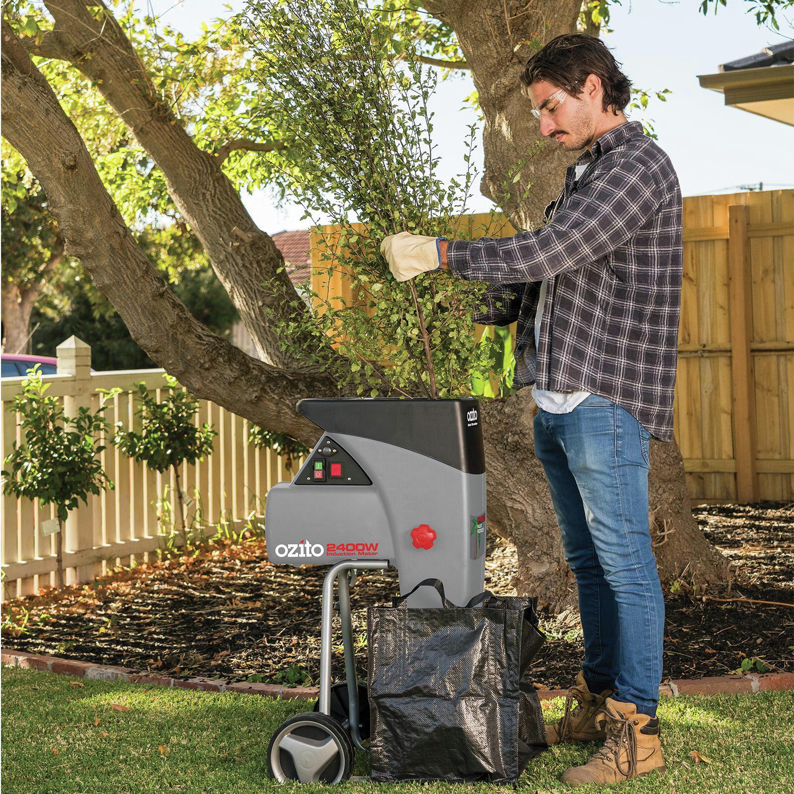 Ozito 2400W Silent Garden Shredder Bunnings New Zealand