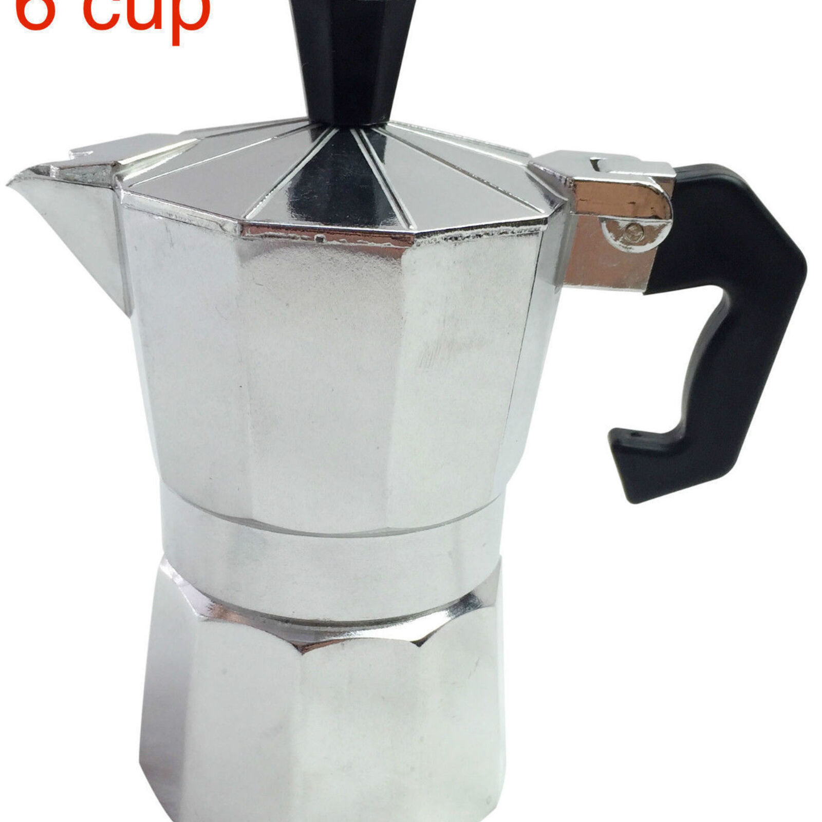 6 Cup COFFEE PERCOLATOR Espresso Stove Top Maker Perculator Aluminium