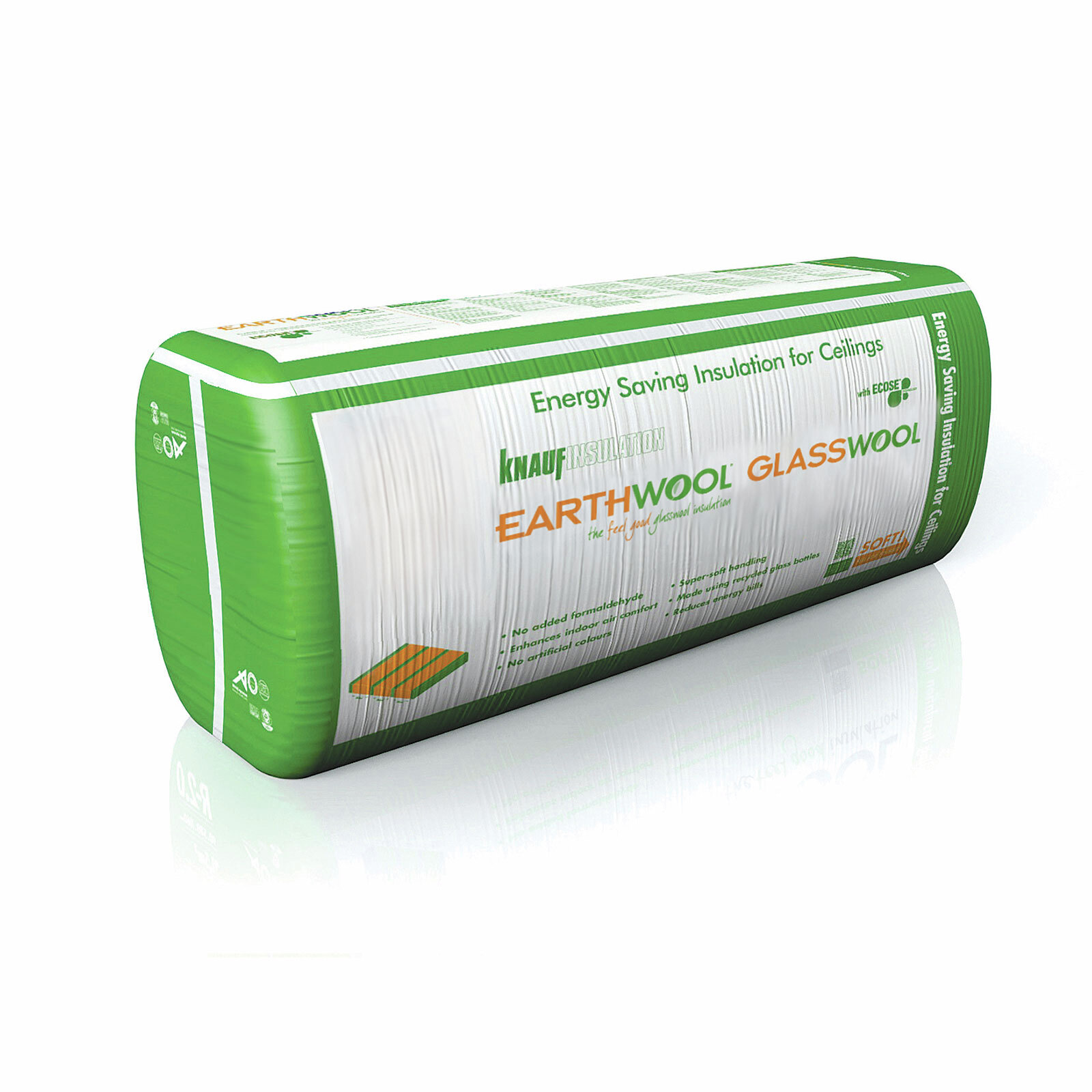 Earthwool glasswool R4.1 195mm x 430mm x 1160mm 8.98m² Ceiling