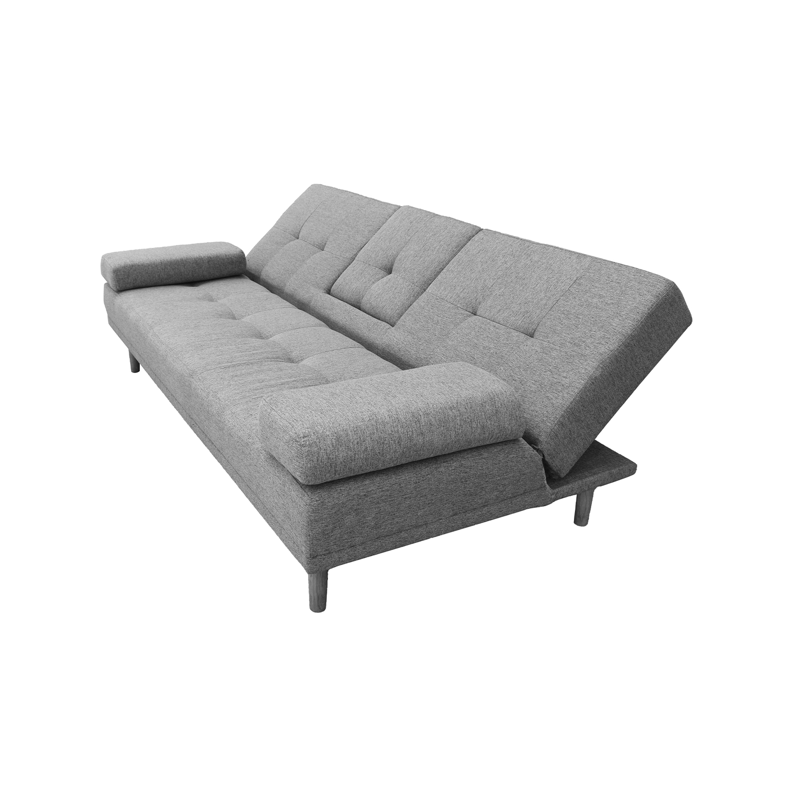 Casa Decor Mendoza 2 in 1 Sofa Bed Couch Pull Down Cupholder 3 Seats