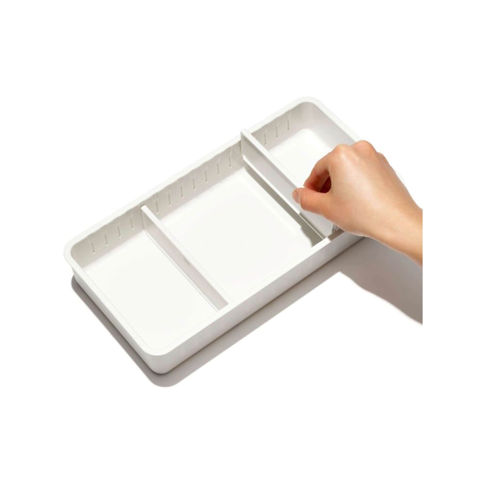 Oxo Good Grips Adjustable Drawer Bin 15.2x30.5cm White Bunnings Australia