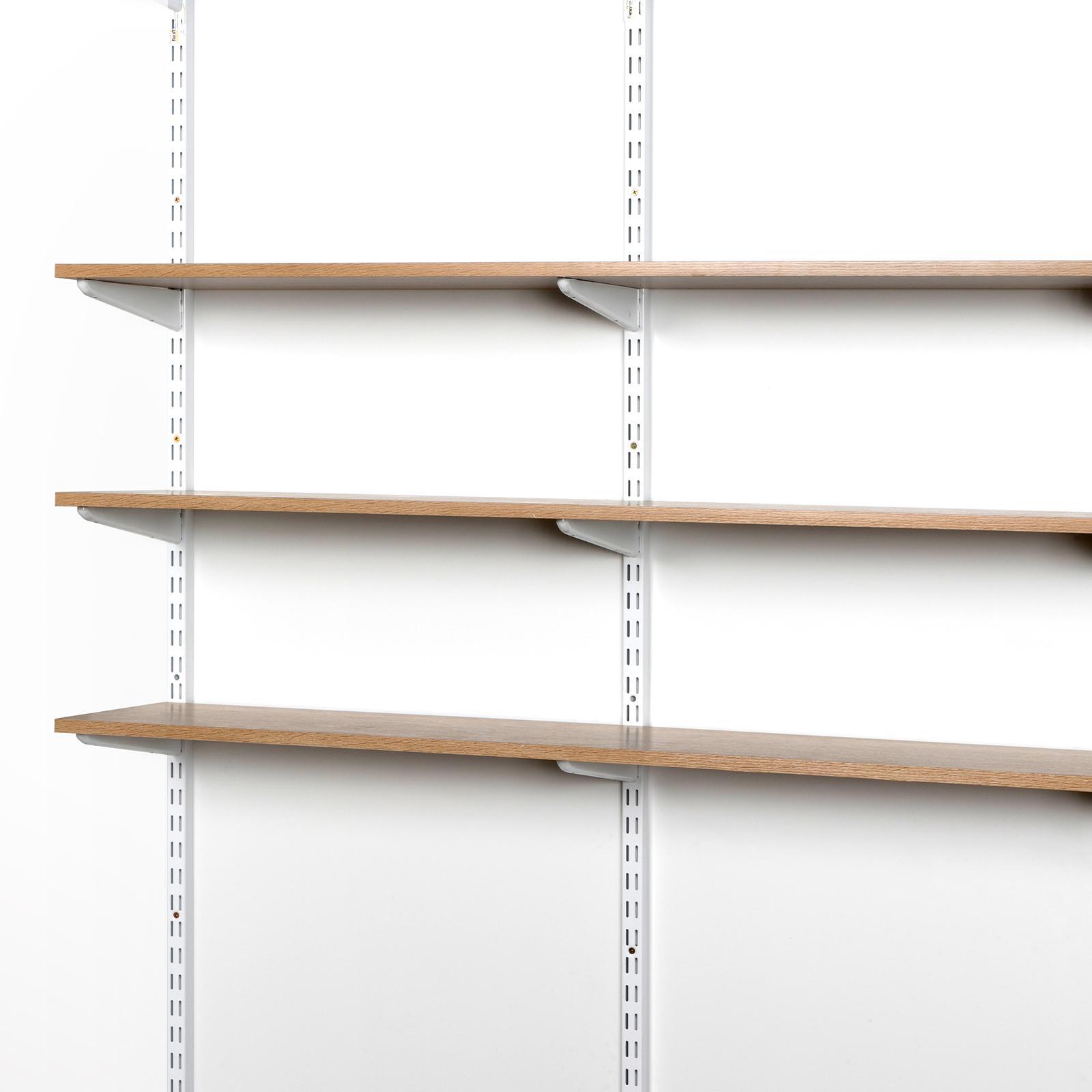 Flexi Storage Home Solutions 900x16x300mm Oak Shelf Bunnings Australia