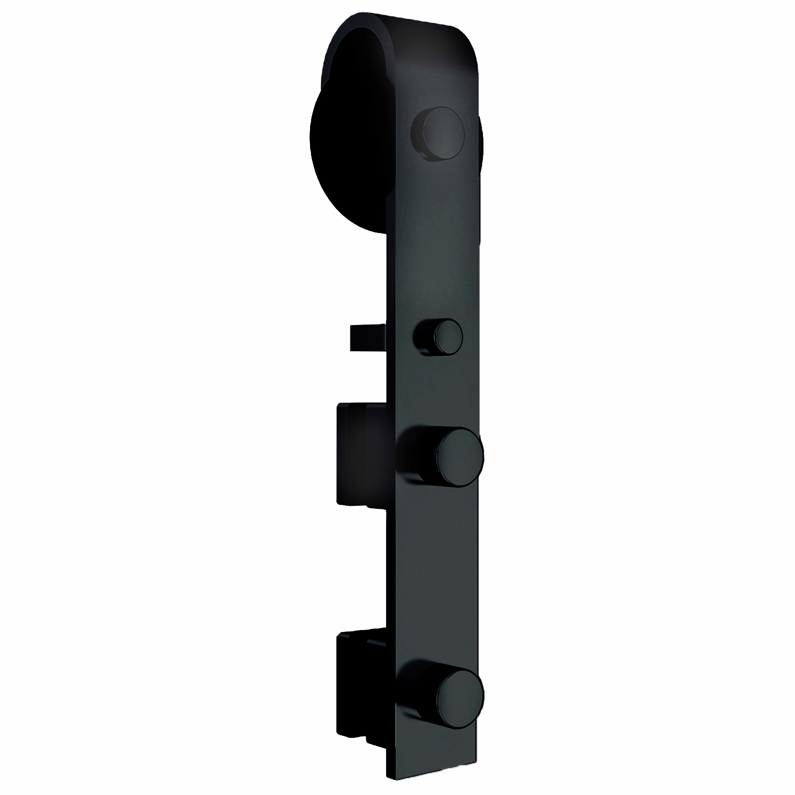 Cowdroy Black Exposed 90 Sliding Door Track Bunnings Australia