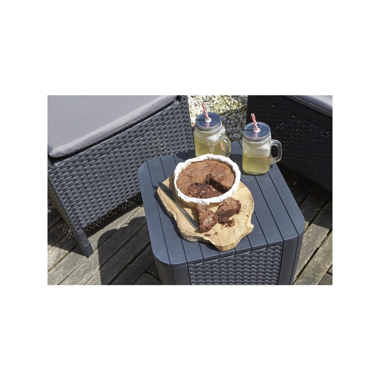 Keter Luzon Outdoor Storage Table Bunnings Australia