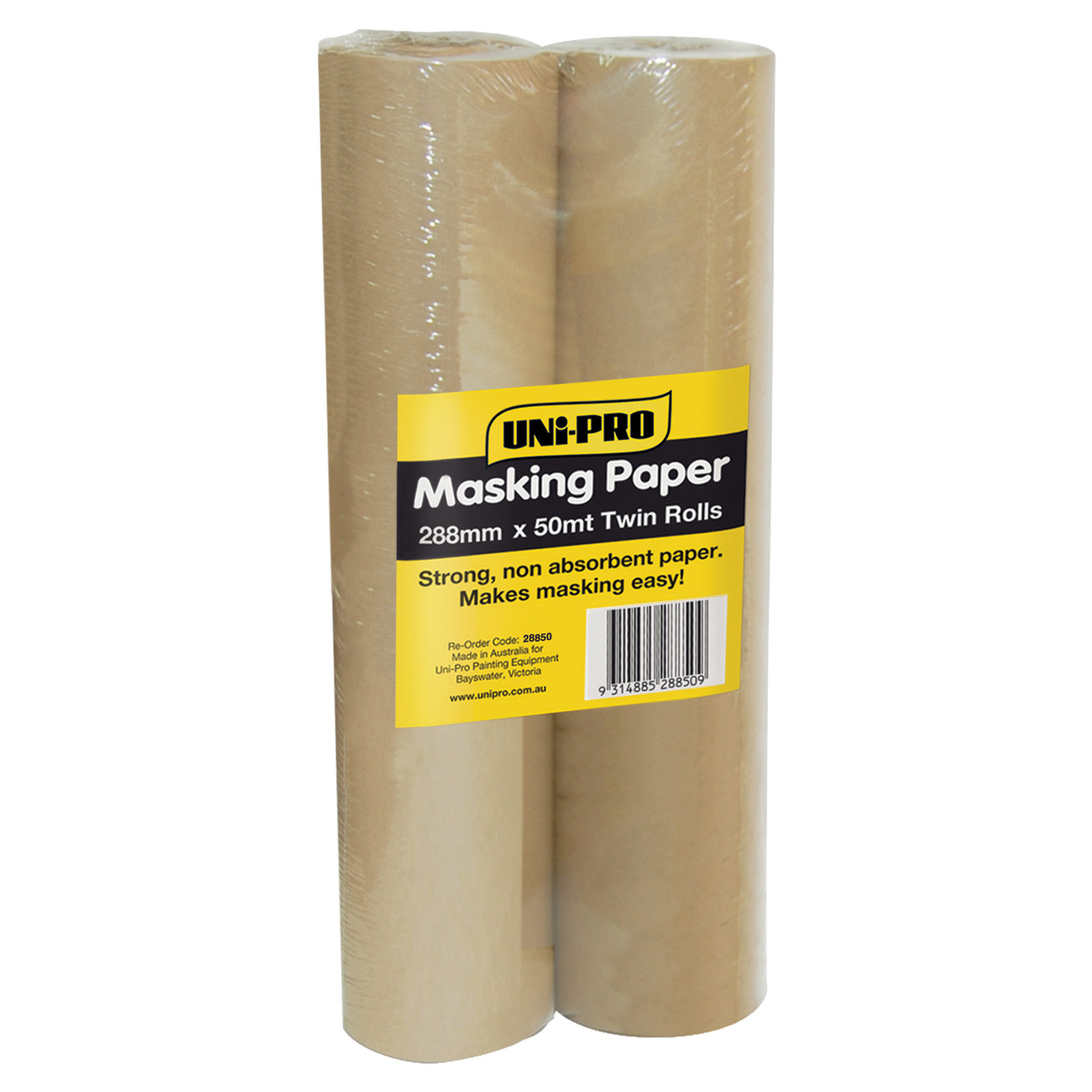 UNiPRO 288mm x 50m Masking Paper Twin Pack Bunnings Australia