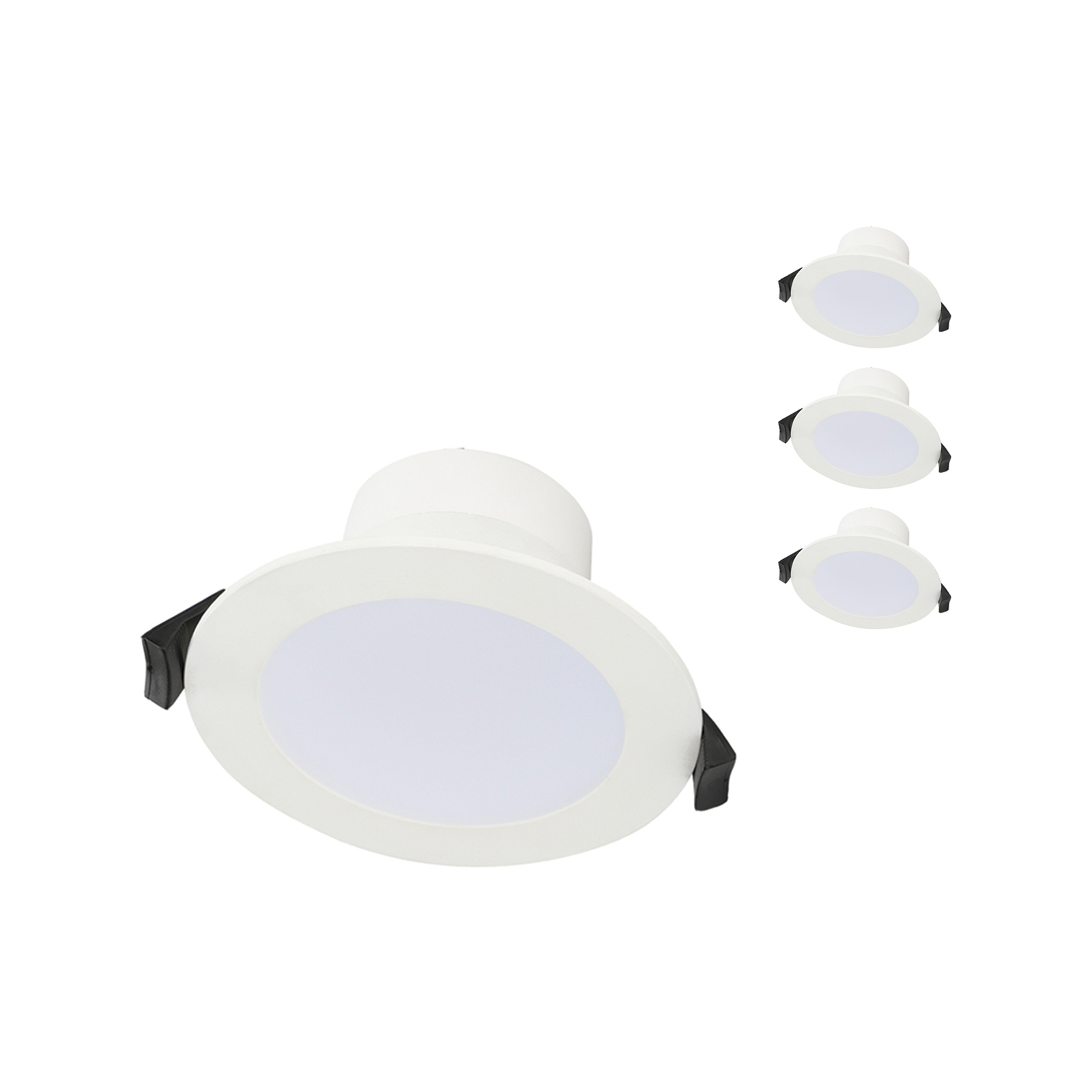 Luce Bella 8W 90mm TRICCT LED Downlight 4 Pack Bunnings Australia