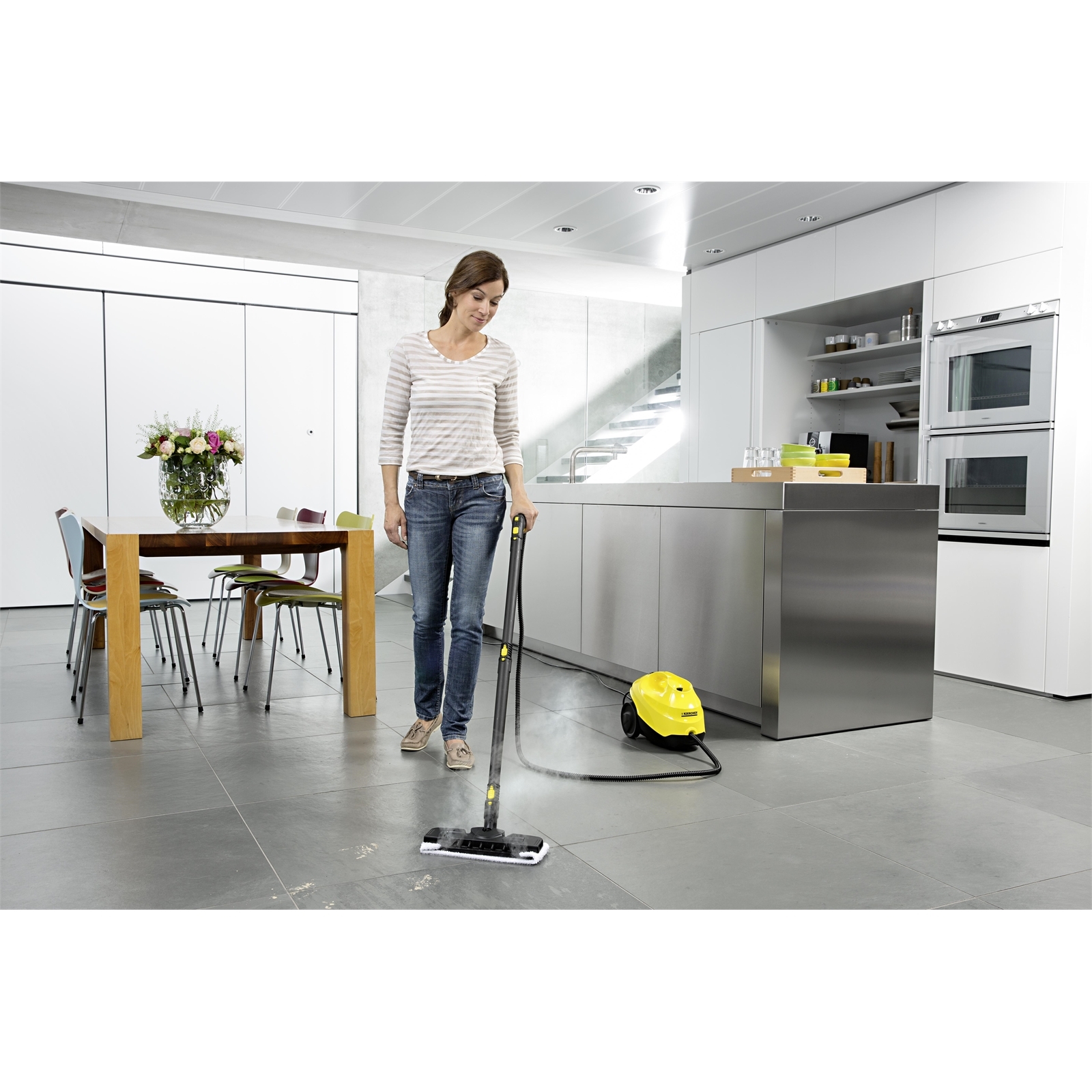 Karcher 1900W 3.5 Bar SC3 Continuous Flow Steam Cleaner Bunnings