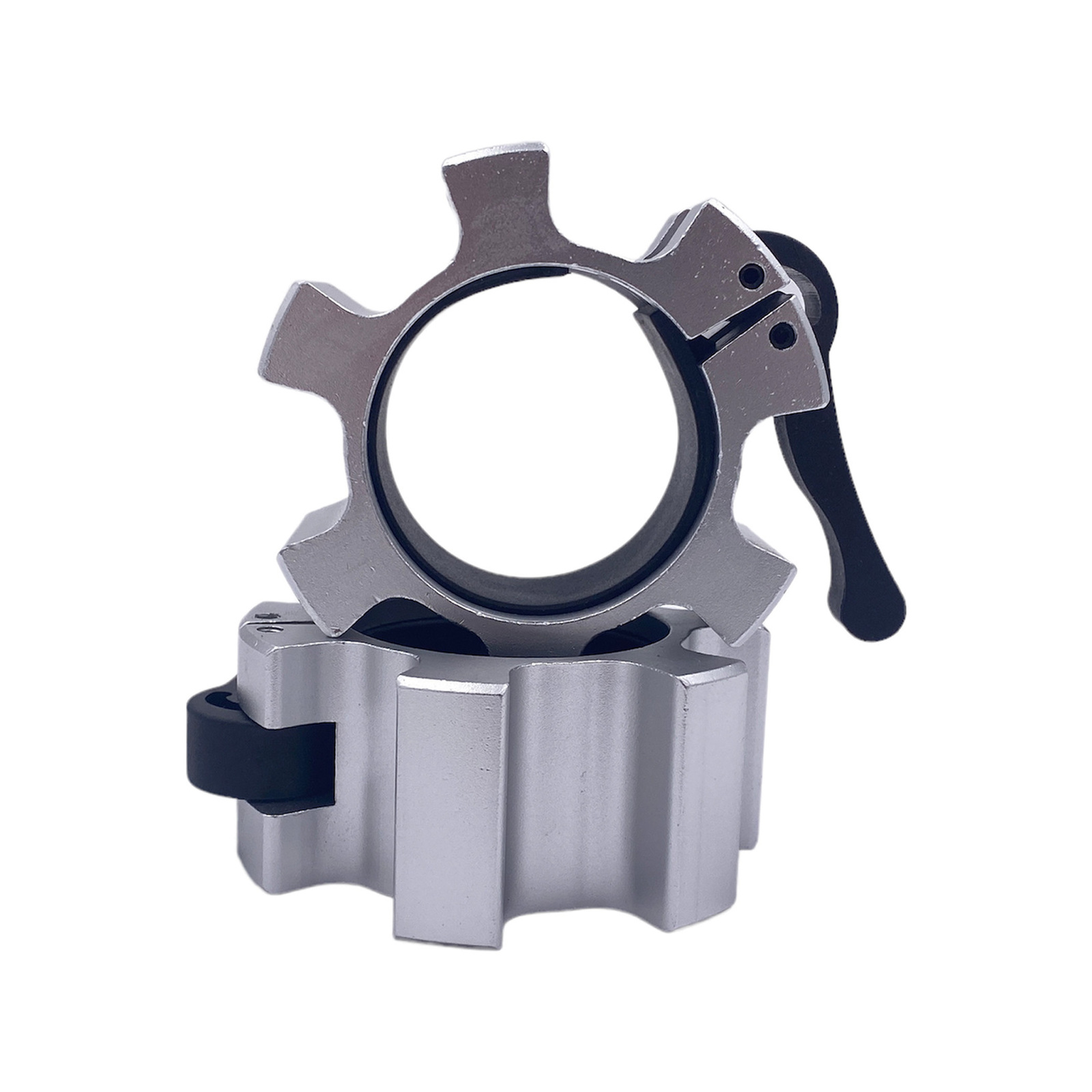 Silver Alloy Barbell Lock Collars Pair Bunnings Australia