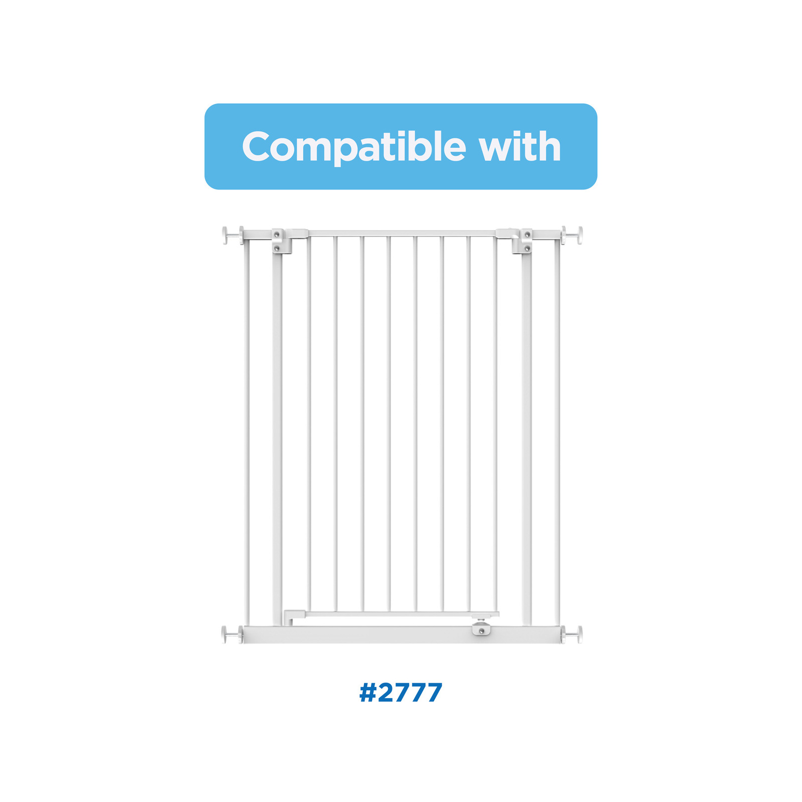 Perma Child Safety 10cm White Extra Tall Gate Extension Bunnings New