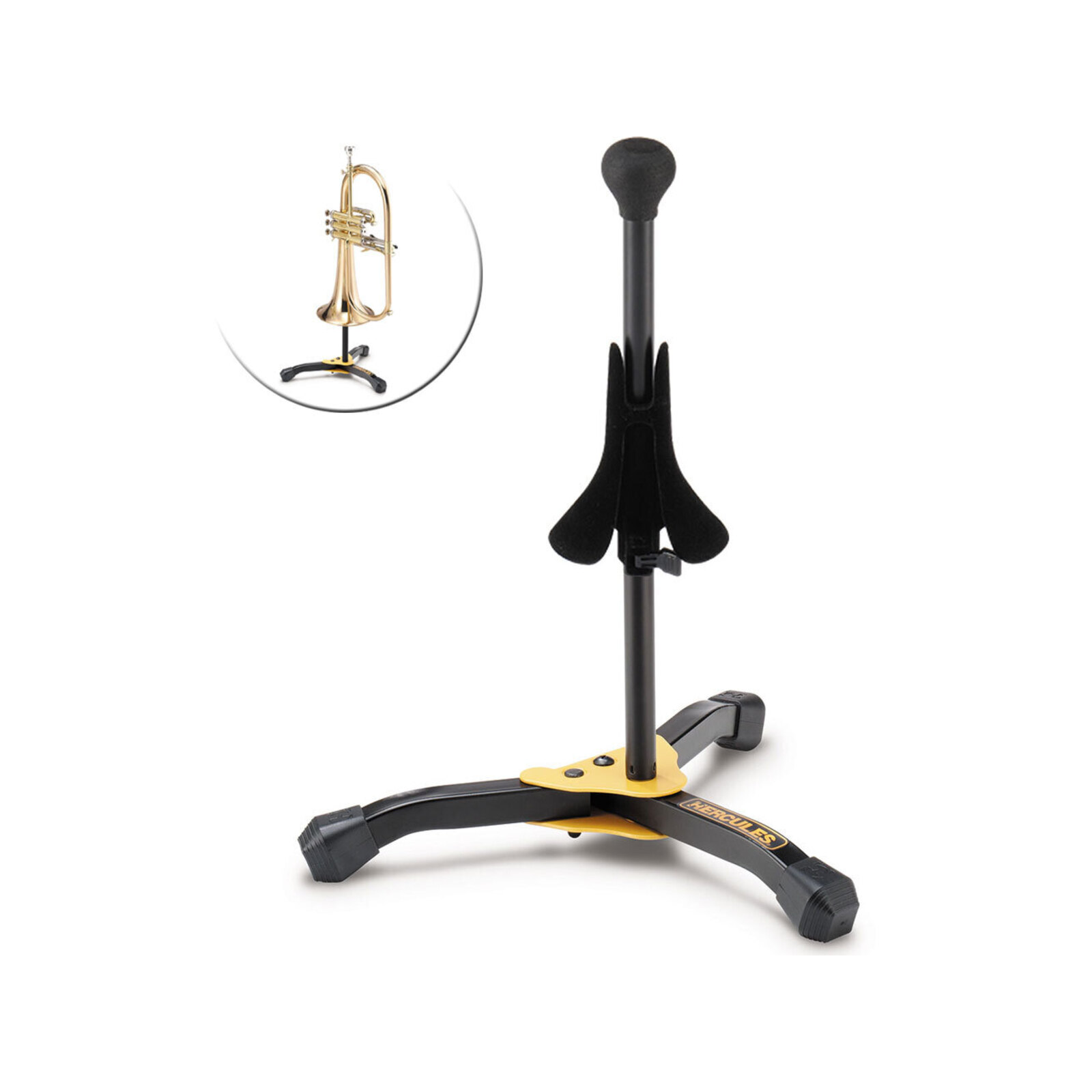 Hercules Flugelhorn/Soprano Saxophone Stand w/ Bag Bunnings Australia