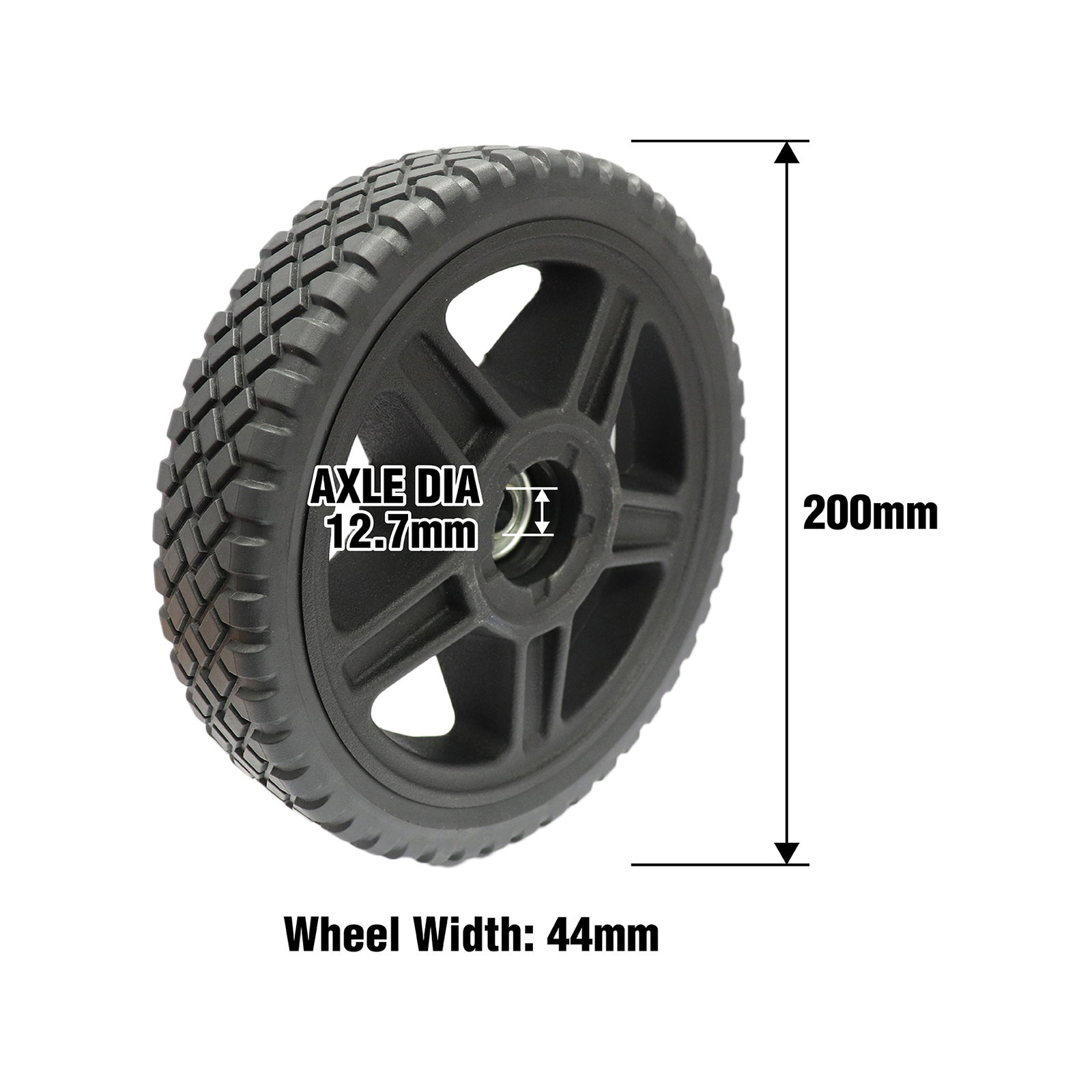 Easyroll 200mm 30kg Spoked Wheel Bunnings New Zealand