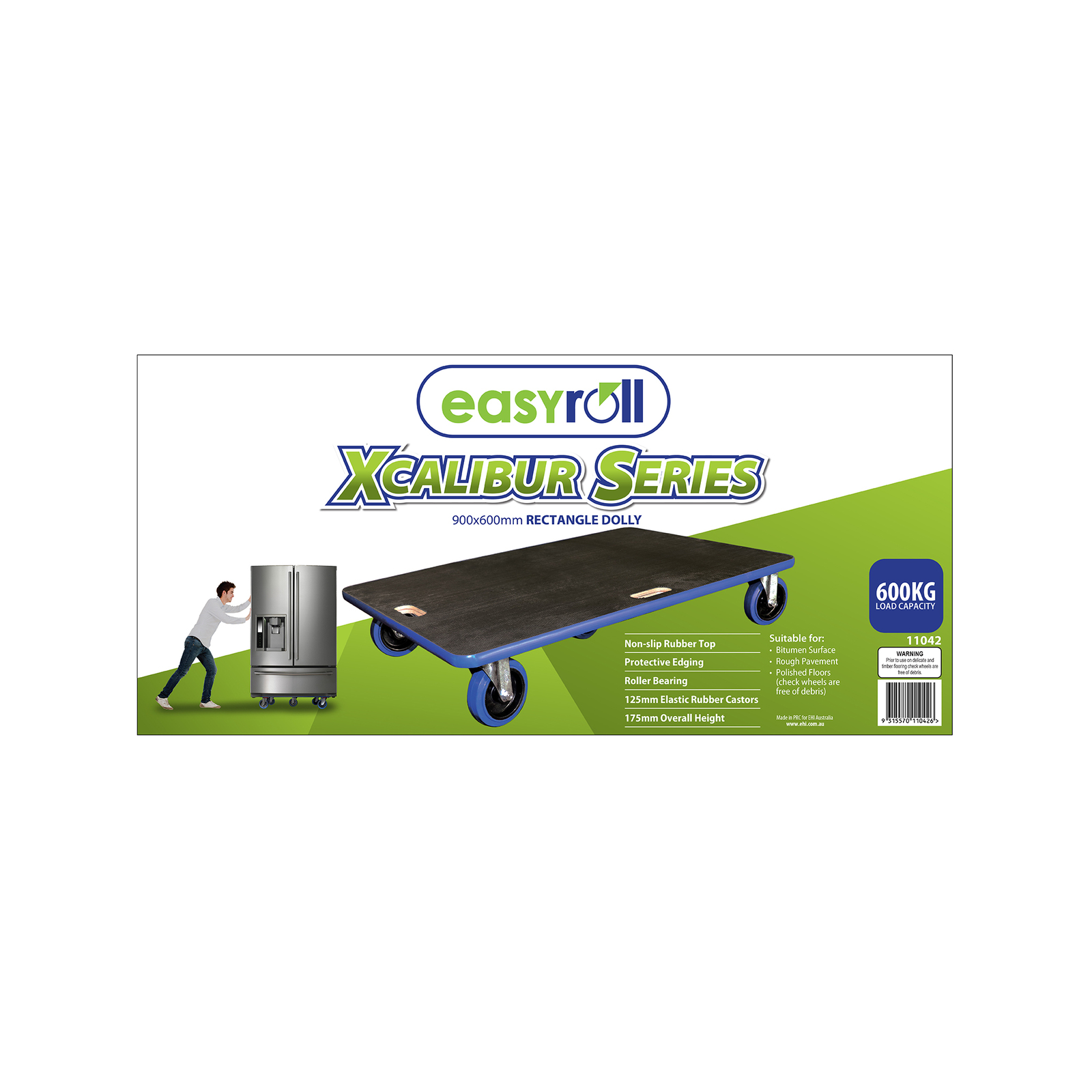 Easyroll 600 x 900mm 600kg Xcalibur Dolly Bunnings Australia