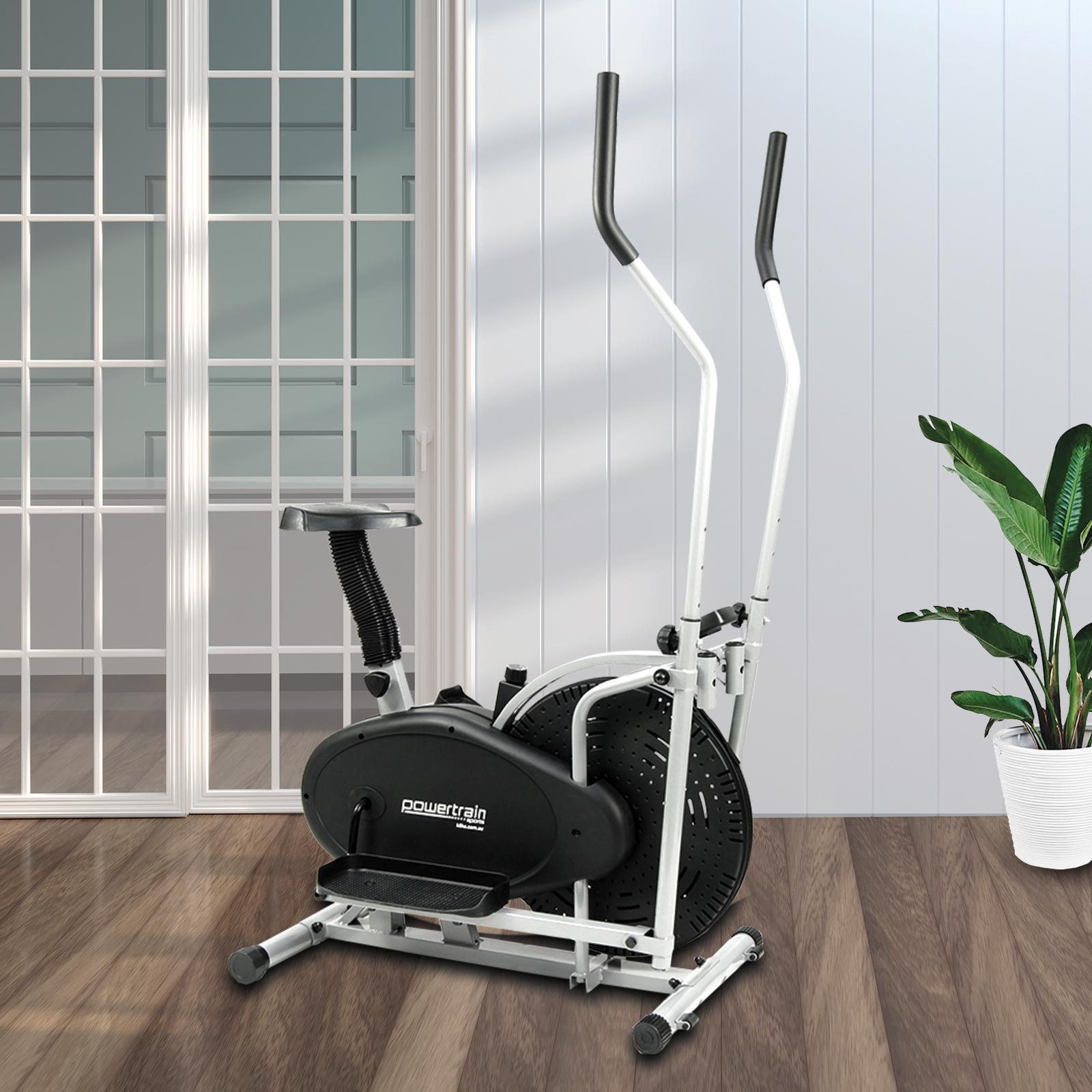 PowerTrain 2in1 Elliptical Cross Trainer & Exercise Bike Bunnings