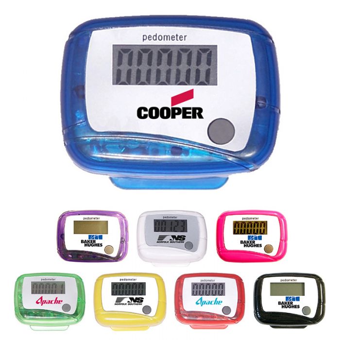Logo Imprinted Single Function Pedometers