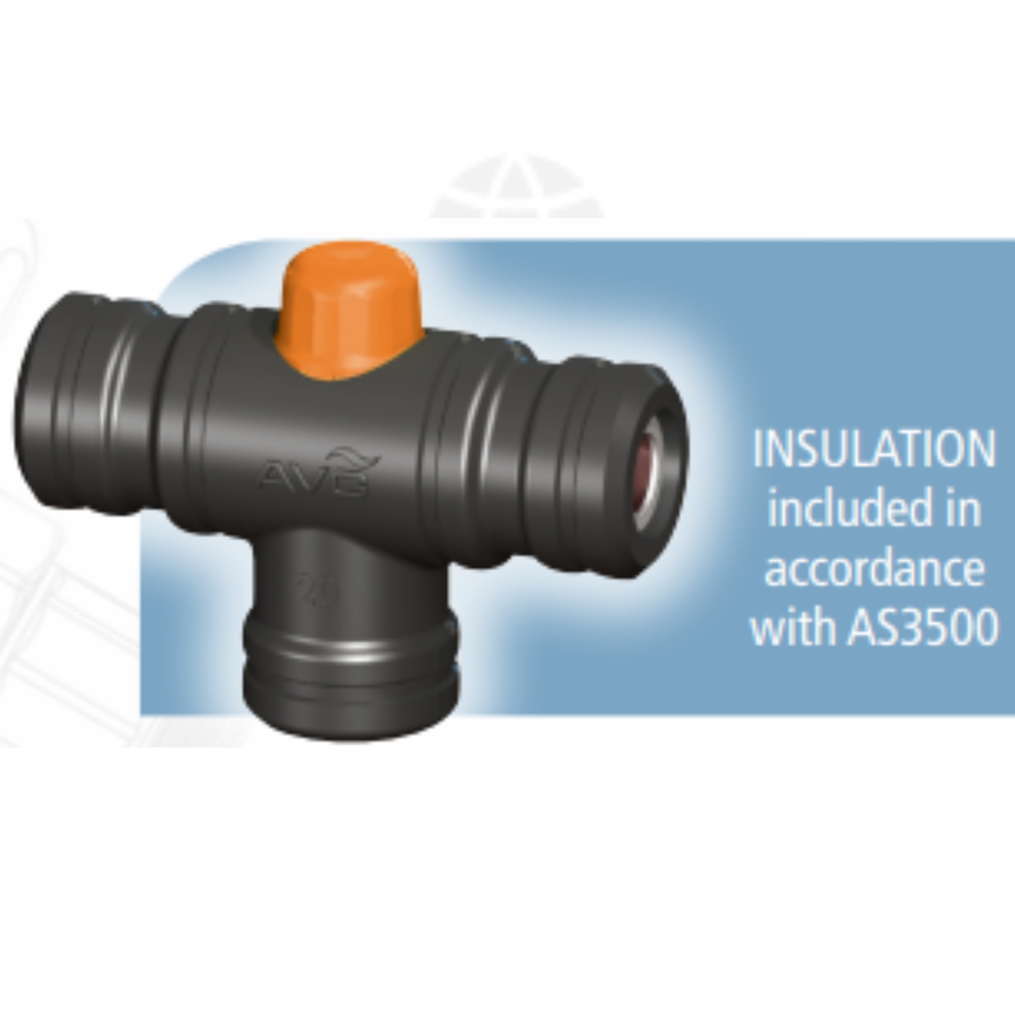 AVG TVA 15CHPi 15mm 1/2" Hot Water Tempering Mixing Valve High