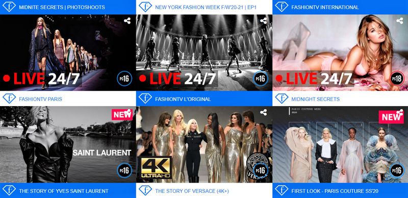 FashionTV Channel Use QR Codes to Advertise Through Television Free Custom QR Code Maker and