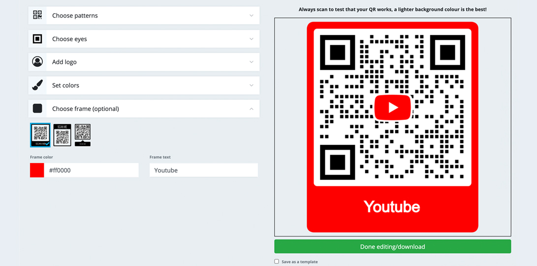 How to create a YouTube QR code in 7 steps! Free Custom QR Code Maker