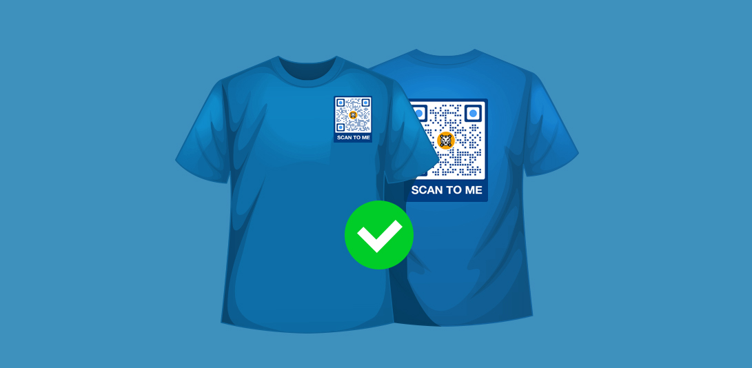 How to personalize your own QR code Tshirt? Free Custom QR Code