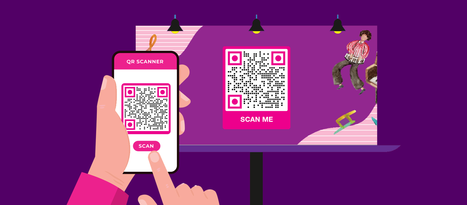 How to use QR codes on billboards and make it interactive? Free