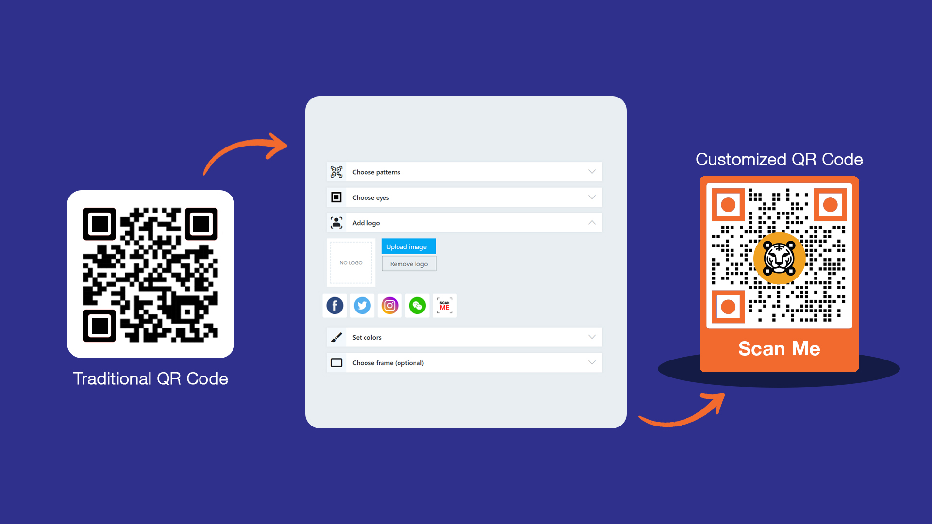 Jpeg QR code generator Convert image file to QR Free Custom QR Code