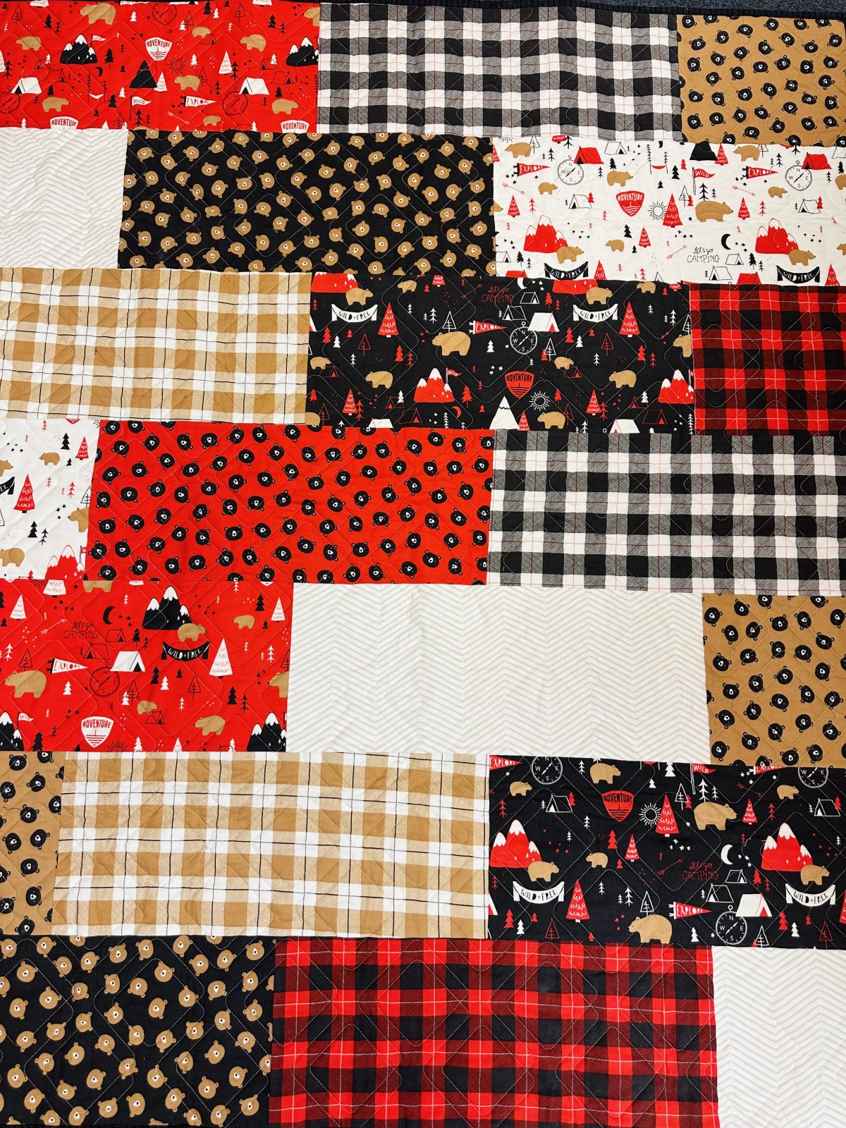 Little Bear Flannel Quilt Kit