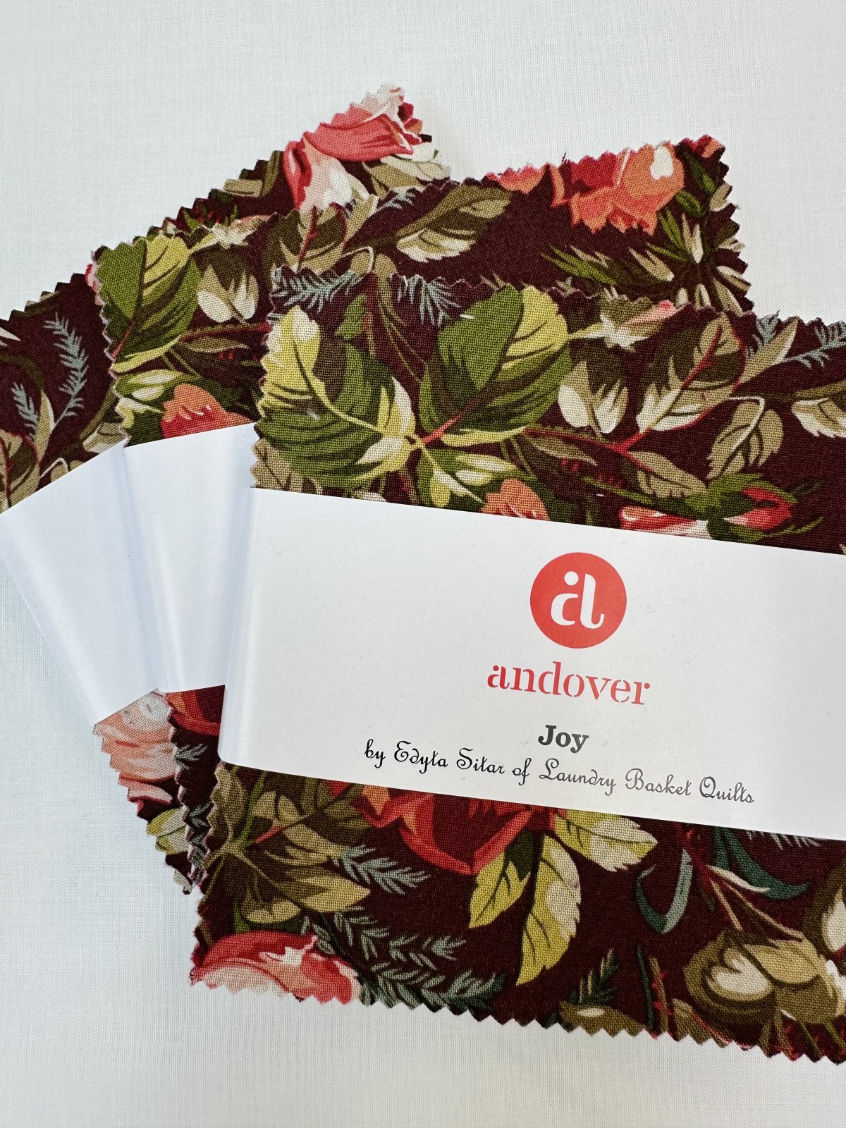 Joy by Laundry Basket Quilts 5 x 5 squares