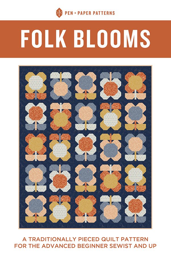 Folk Blooms Quilt Kit