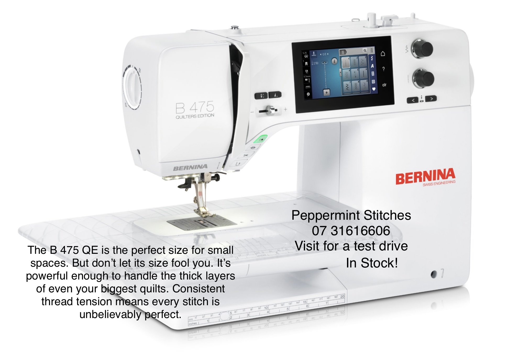 BERNINA 475QE Highly Sought After, Great Sew Everything/Anything