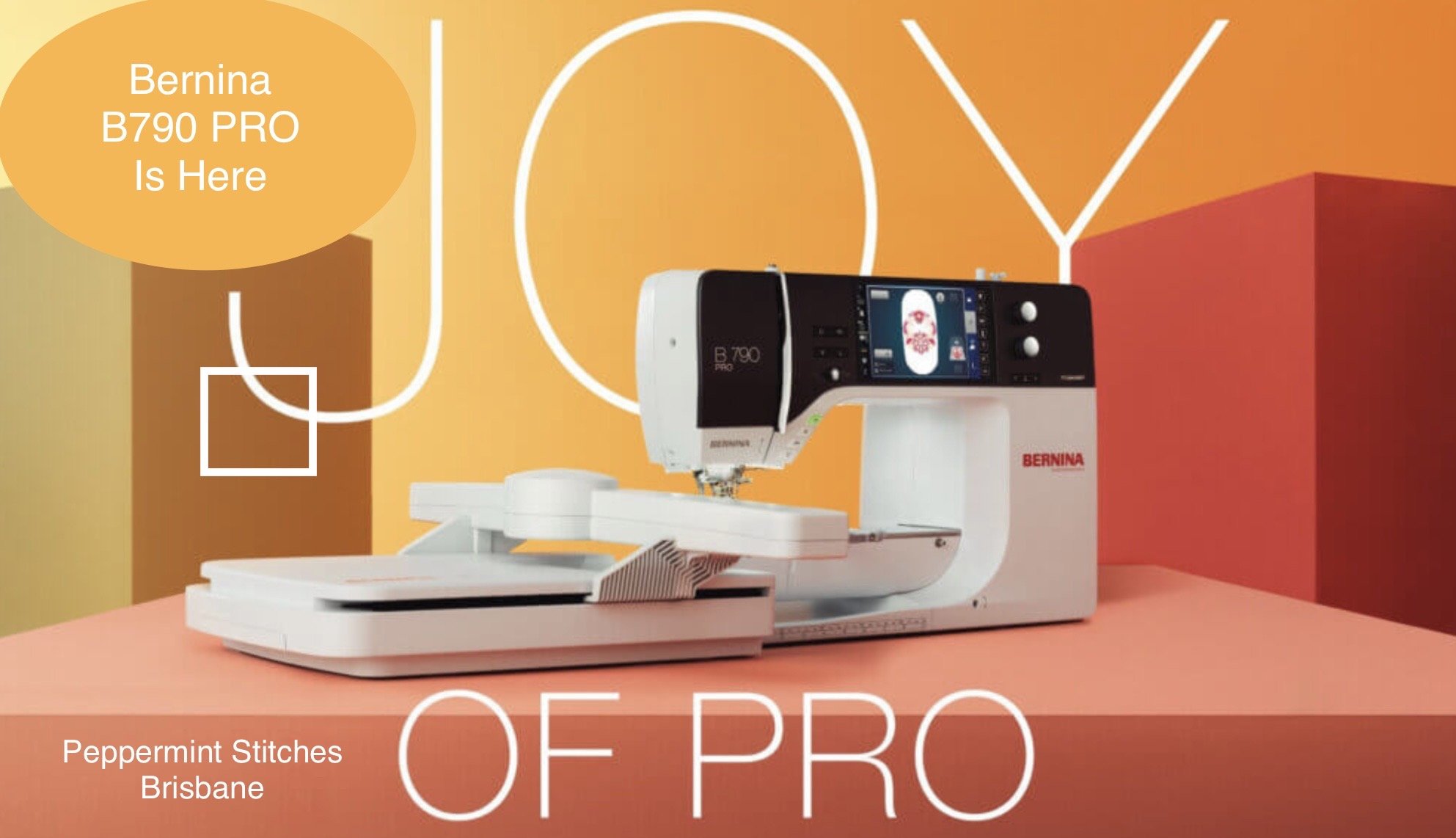 Bernina B790 PRO Sewing Quilting & Embroidery Machine with Laser Light