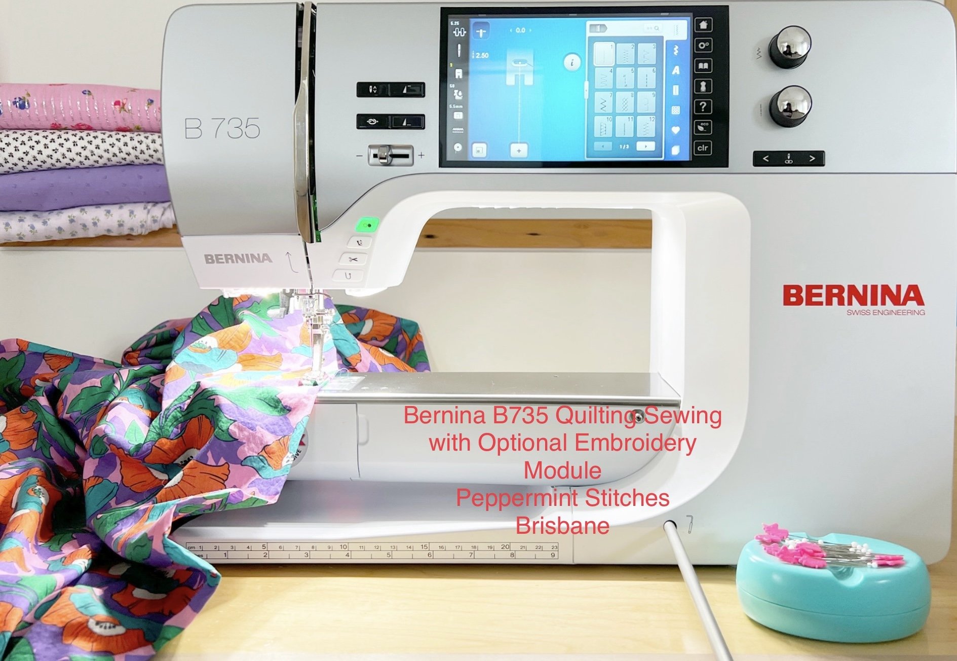 BERNINA B735 Quilting Sewing Machine with Embroidery capability. 735