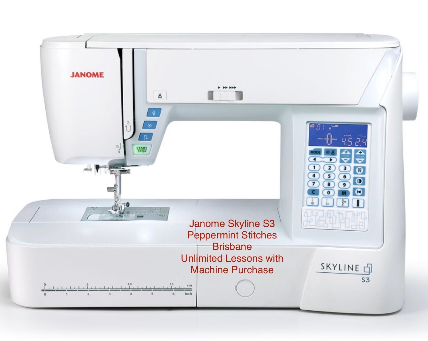 JANOME Skyline S3 Quilting Sewing Machine 9316015170425