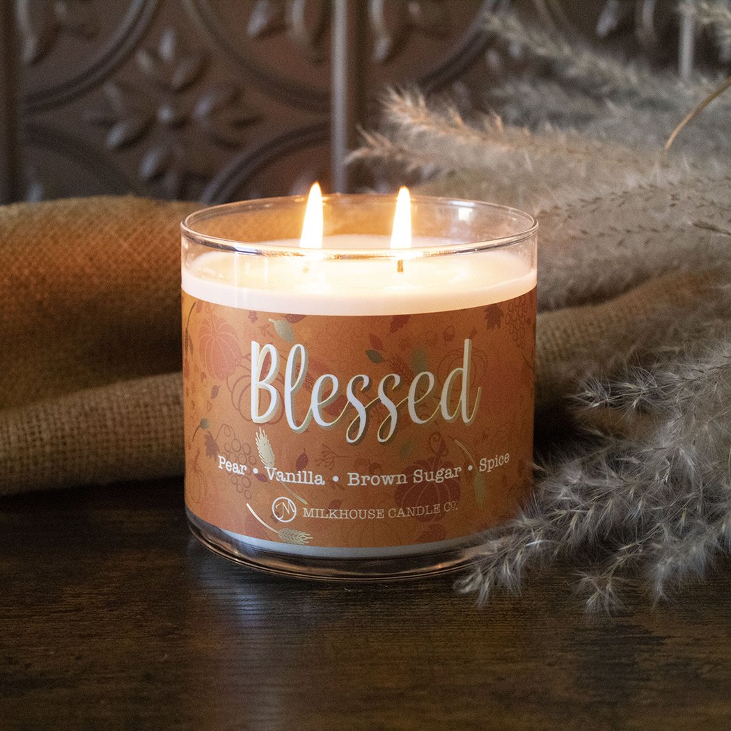 Milkhouse Candles 12oz Jar Blessed 877558006545
