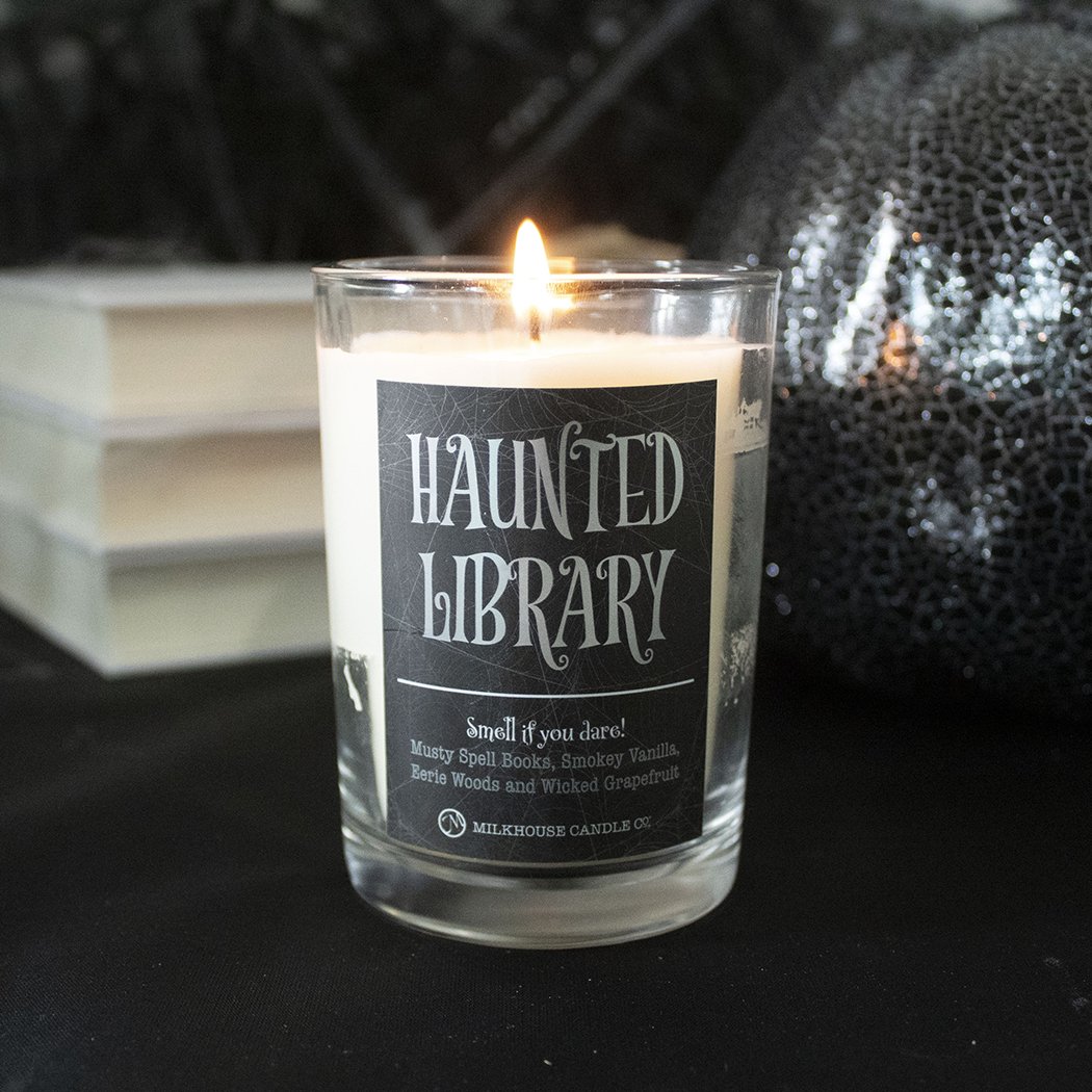 Milkhouse Candles Limited Edition 6oz Tumbler JarHaunted Library