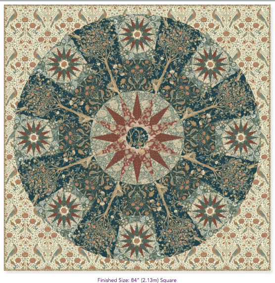 William Morris Orkney Grove Quilt Kit REGISTRATION