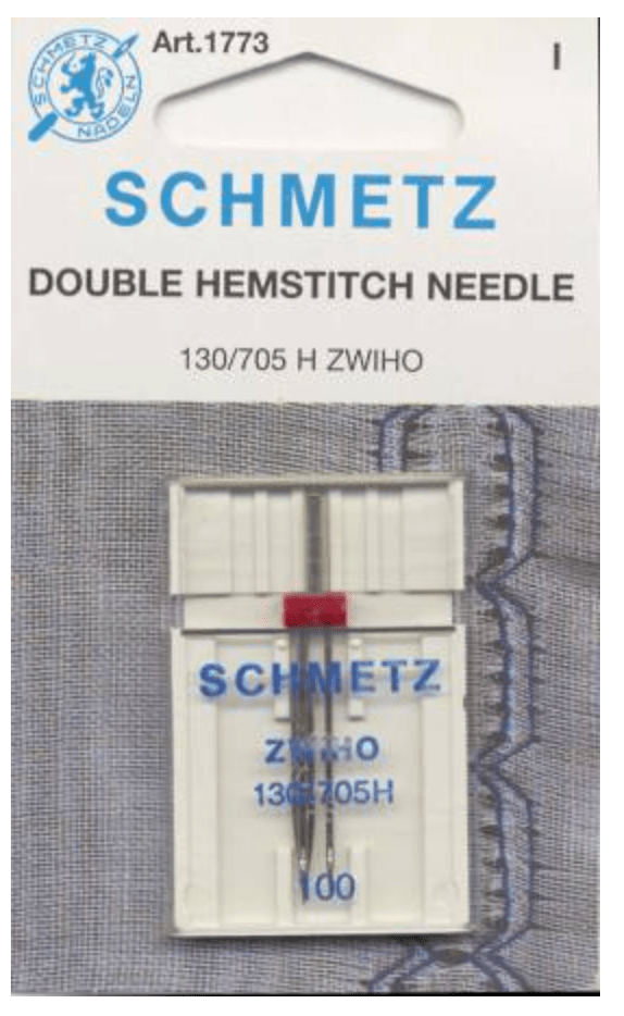 Schmetz Double Hemstitch/Wing Machine Needle Sz 100