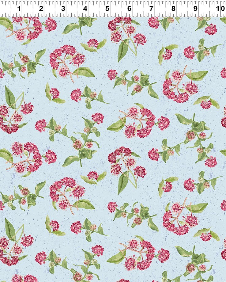 Quilt Minnesota 2022 Shop Hop Milkweed Light Blue