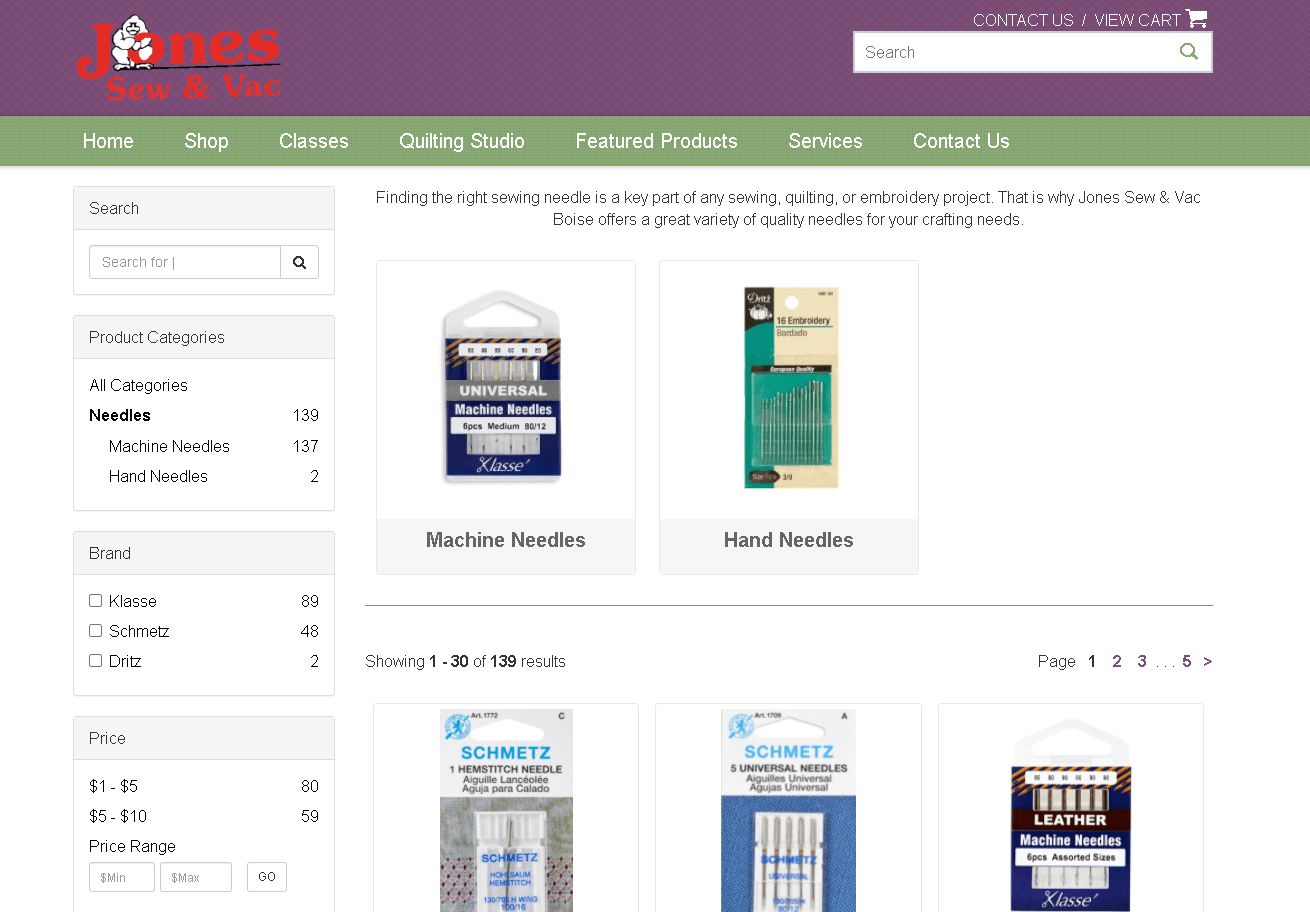 Sewing & Vacuum Store in Boise, ID Jones Sew & Vac