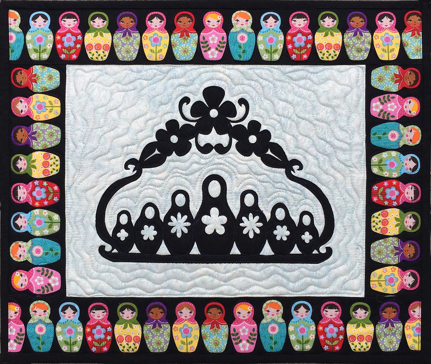 Mini Matryoshka Laser Cut Quilt Kit Nesting Doll 11282