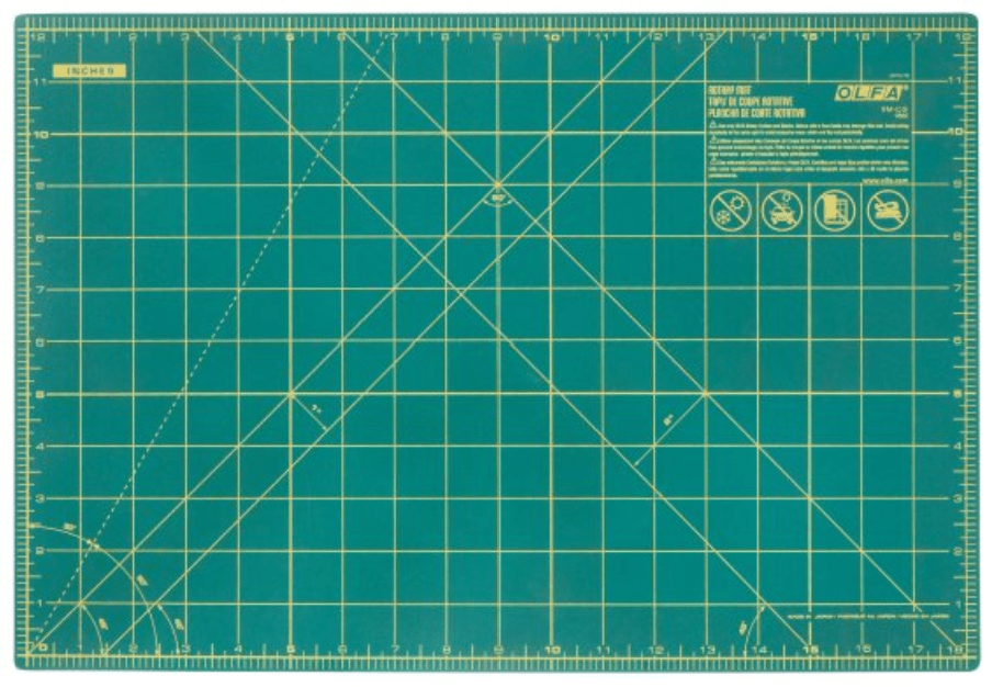 Olfa SelfHealing Cutting Mat 18 x 12 1661000027