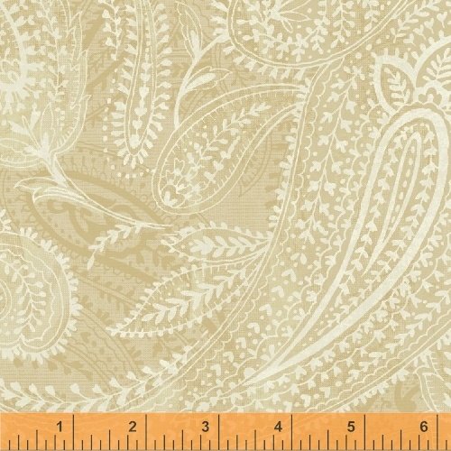 Windham 108 Wide Quilt Backing PaisleyBeige 506637 852293327599