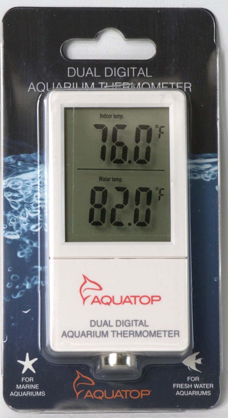 Aquatop Dual Digital Aquarium Thermometer 819603016390