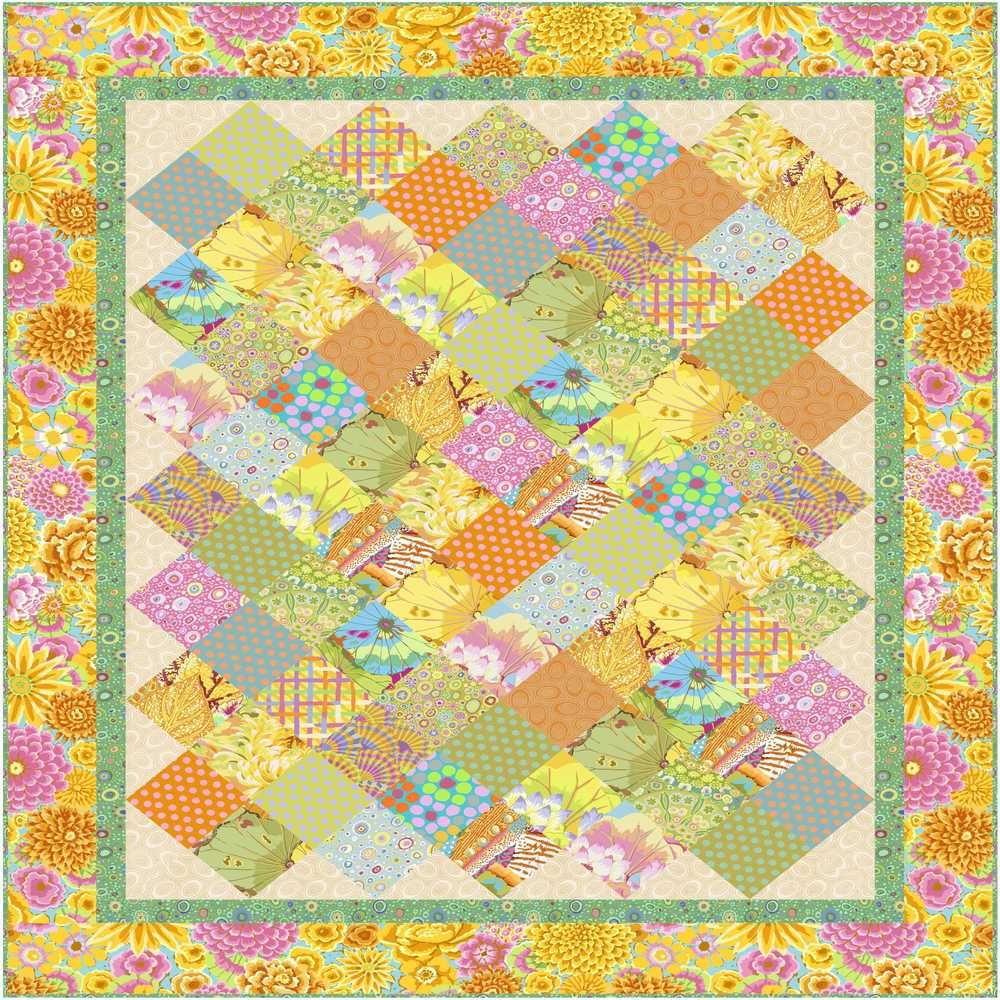 Prints Charming III Quilt Kit Featuring Kaffe Fassett Collective Fabrics