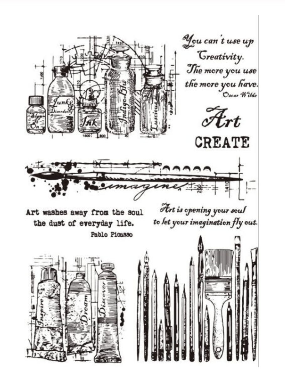 Stamp Set Create Art CAS02