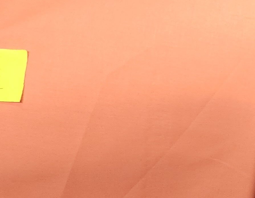 6 Yards Solid Peach in a single 6 yard piece